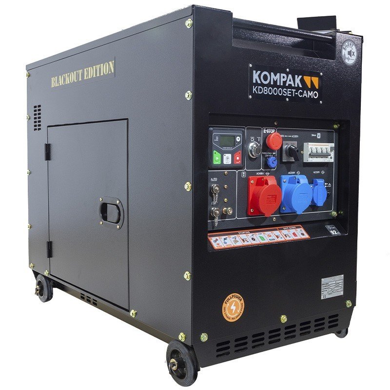 Generatore diesel Full Power Kompak KD8000SET-CAMO 7900 W