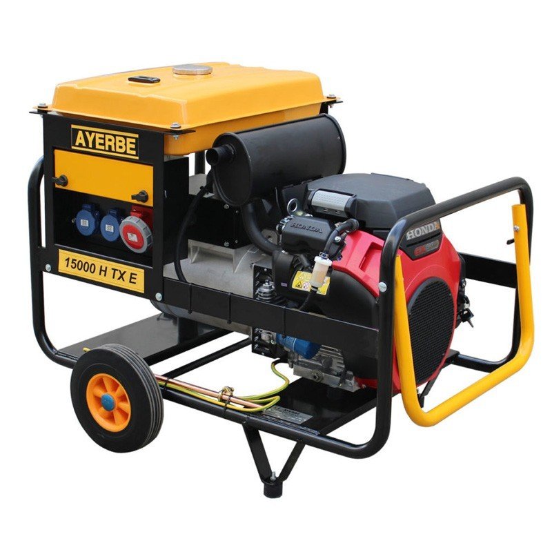Generatore trifase Ayerbe AY 15000 H TX motore Honda 12000 W