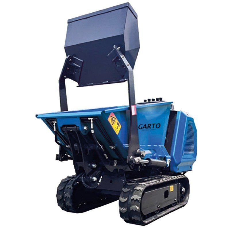 Minidumper con cassone elevabile a benzina Garto MD-800 motore B&S