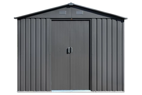 Capanno in metallo per attrezzi Helsinki 2,4 x 3 m StoreBoss color antracite
