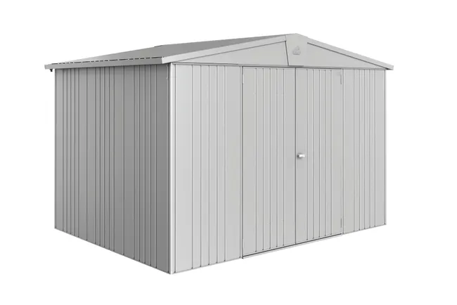 Capanno in metallo argento Europa 316x209x228 cm – 7,2 m²