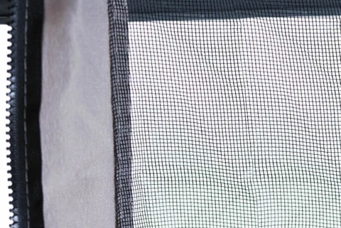 Pabellón de jardín con mosquitera y cortinas Valencia 4 x 4 m gris