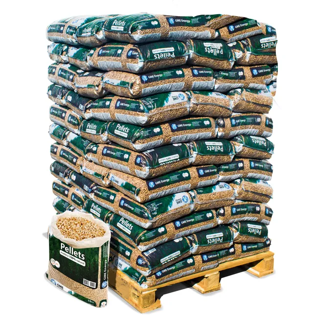 Palette mit 77 Säcken Pellets GME WoodPellet