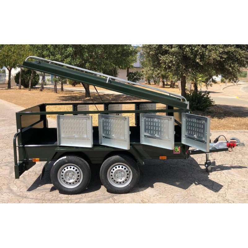 Rehala-Anhänger 1 Ebene Zugelassen auf 750 kg ZGM Anhänger für Rehalas