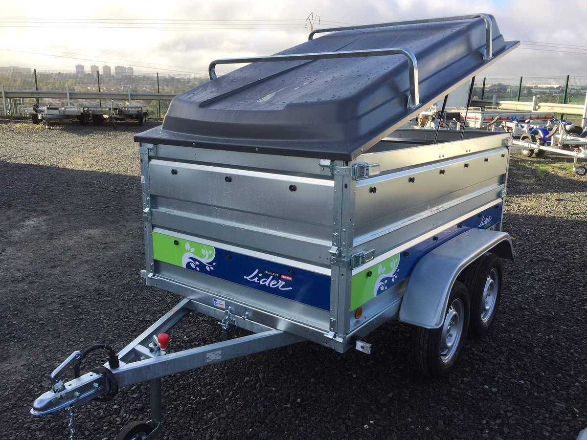 Rimorchio 2 assi Lider Florence 39330 – GVW 500KG O 750KG 2330 x 1320 H39 cm